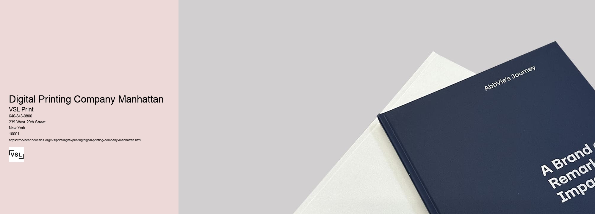 Digital Printing Company Manhattan